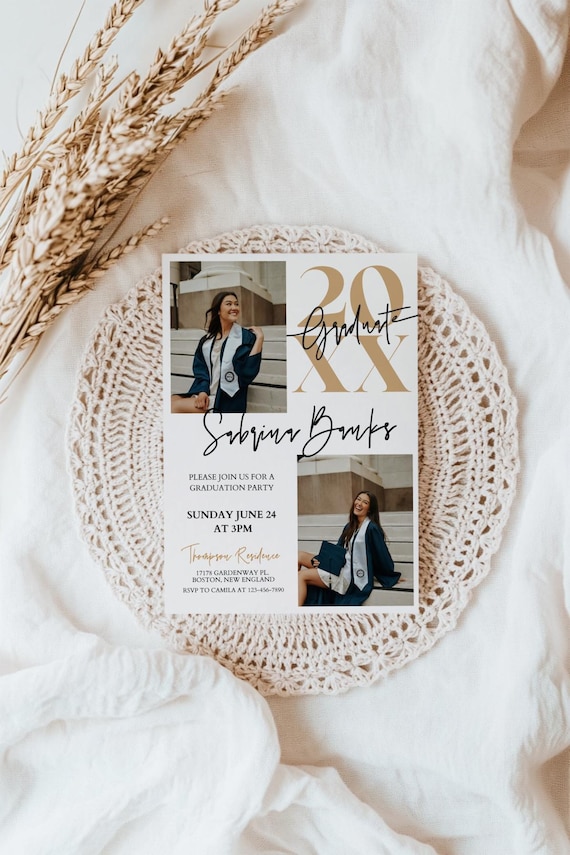 Graduation Party Invite, Grad Invitation 2026, Grad Announcement, High School Grad Invite, College Graduation Invitation, Graduation Decor