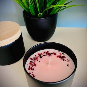 Tuscan Rose - Highly Scented Handmade Soy Candle, 4 oz Container