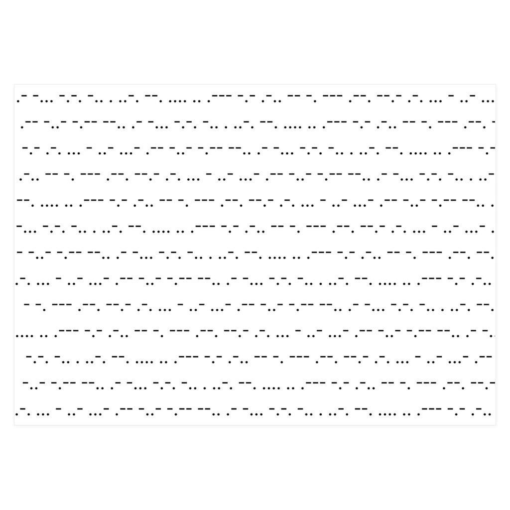 Morse Code Wrapping Paper - Nerdy Wrapping Paper -  STEM Wrapping Paper