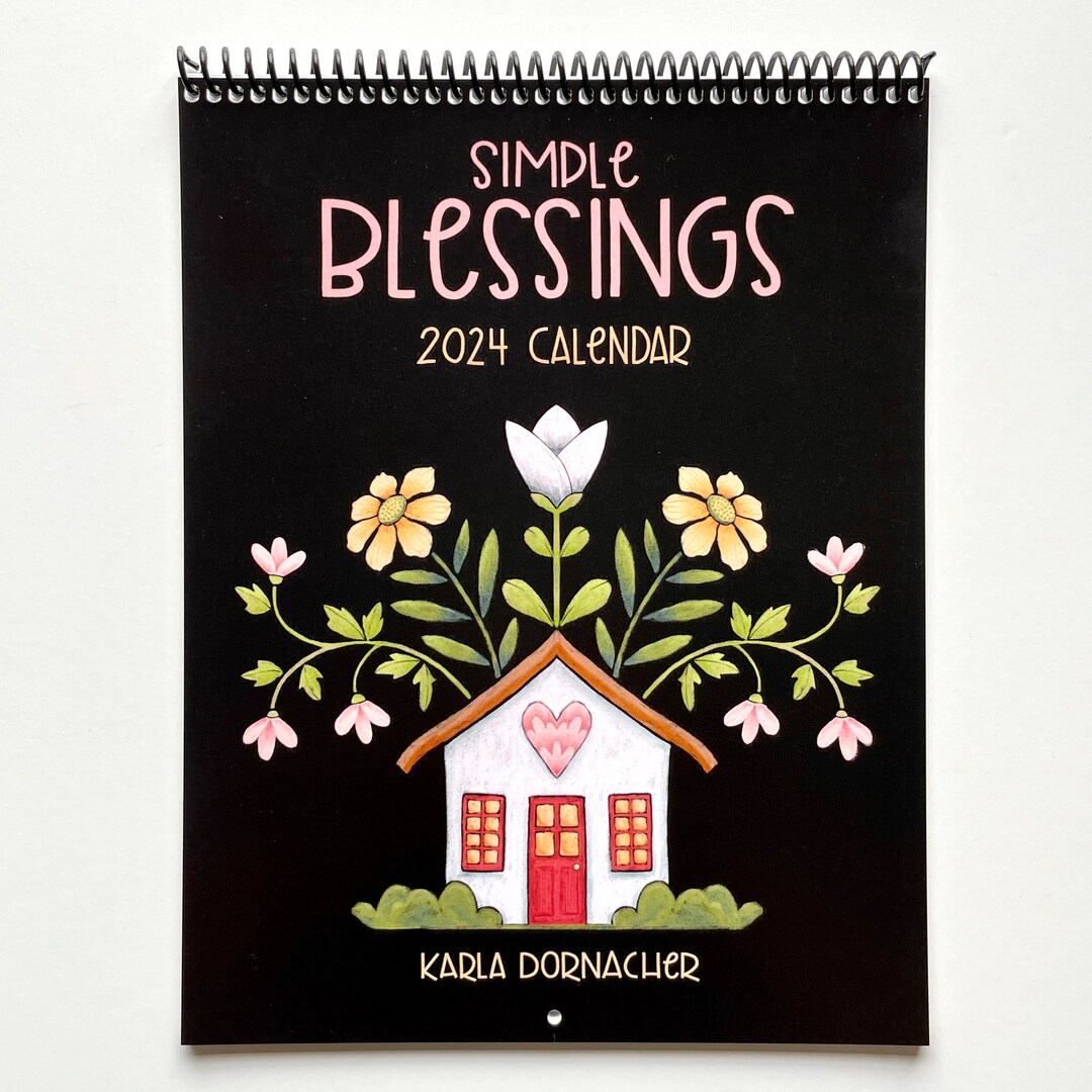 Calendrier mural biblique 2024 Calendrier chrétien illustré Etsy France