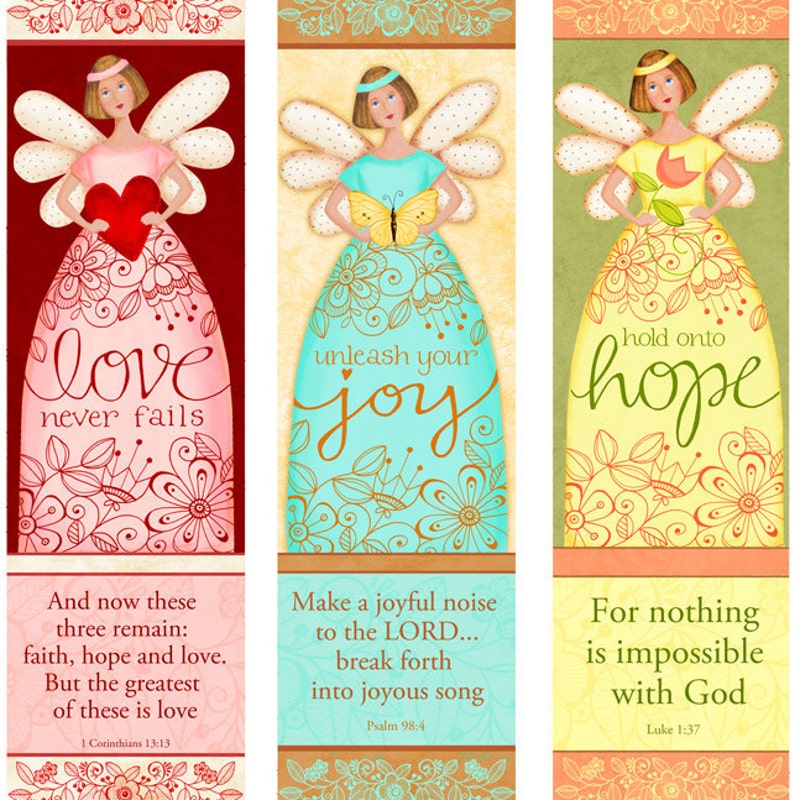 Angel Bookmark - Etsy