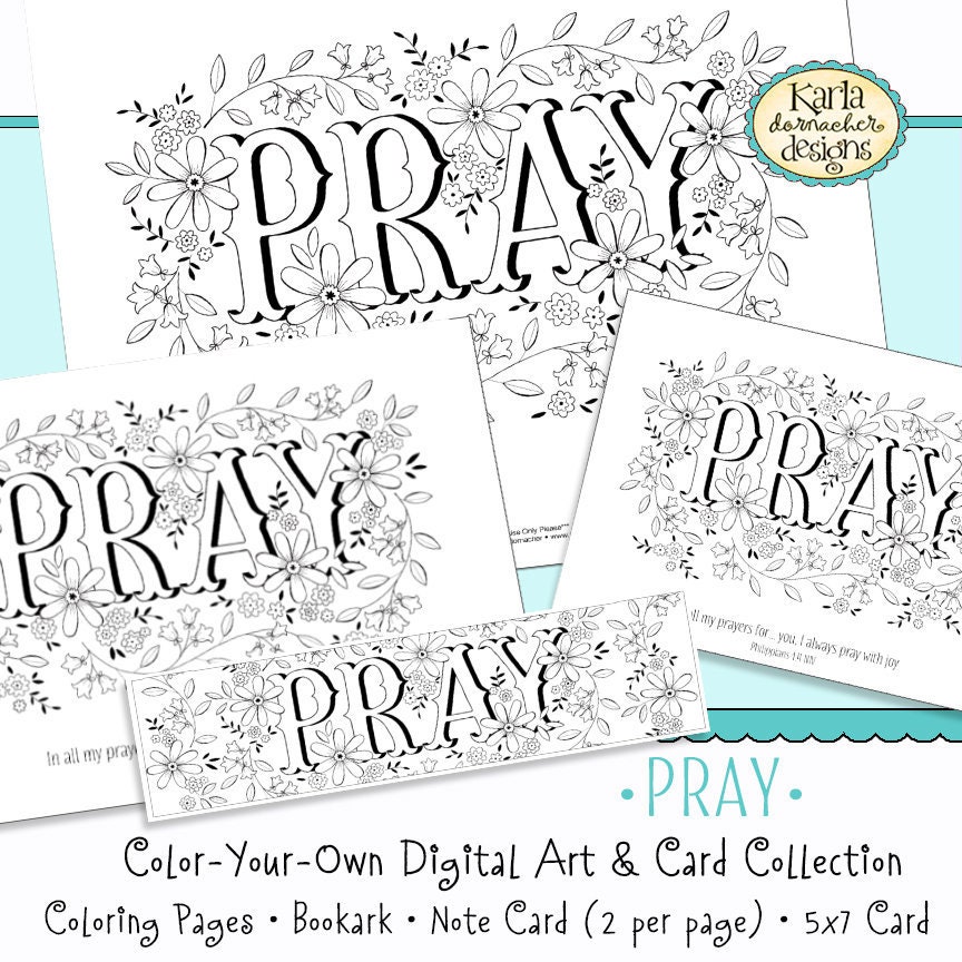 Praying For You Coloring Pages