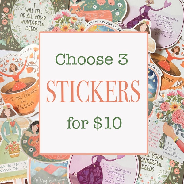 Bible Verse Stickers for Planner Etsy