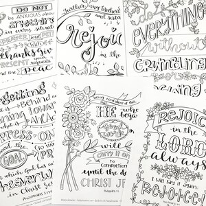 COLORING BOOK... Discovering Joy in PHILIPPIANS Coloring Book Instant ...