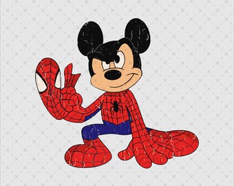 Retro spinmuis png, familie-uitje SVG (digitale download)