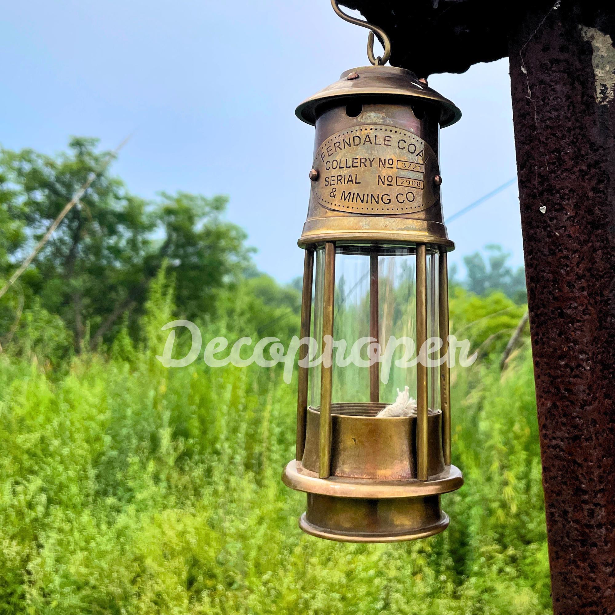 Antique coal mining lamp - Etsy 日本