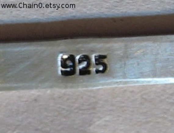 925 Hallmark STAMP Jewelry Design 1mm X 3mm Steel Punch With Bend