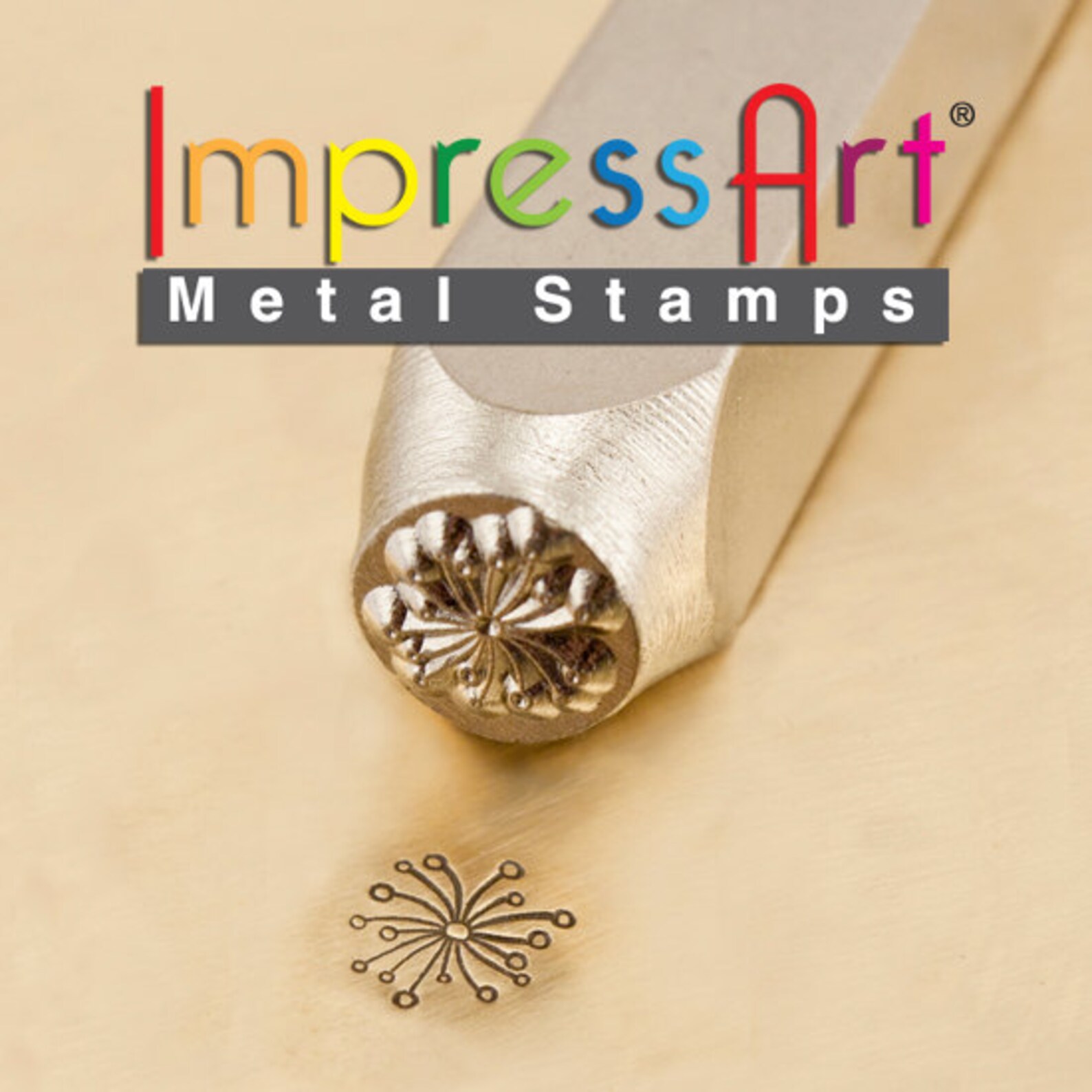 DANDELION FLOWER Metal STAMP Design 6mm 1/4 by Etsy