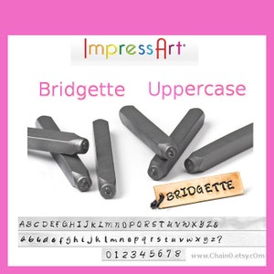 ImpressArt Bridgette 3mm Lowercase Metal Stamp 27pc Set Art