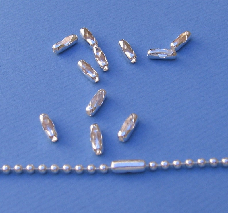 Necklace 1mm Wide Ball Sterling Silver Bead Chain Necklace Etsy