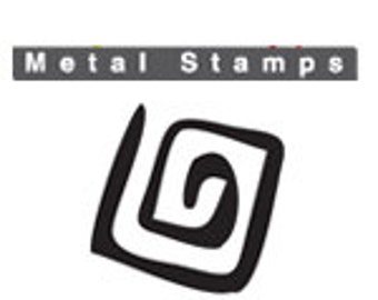 Square SWIRL Metal Jewelry Design STAMP 3mm 1/8 inch Steel Punch