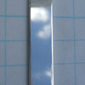 Blanks with HOLE Sterling Silver 1-1/2 x 1/4 Inch 20 Gauge for Jewelry Pendant Hand Stamping Rectangles Supplies