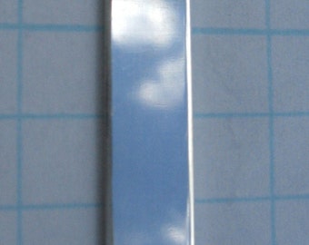 Blanks with HOLE Sterling Silver 1-1/2 x 1/4 Inch 20 Gauge for Jewelry Pendant Hand Stamping Rectangles Supplies