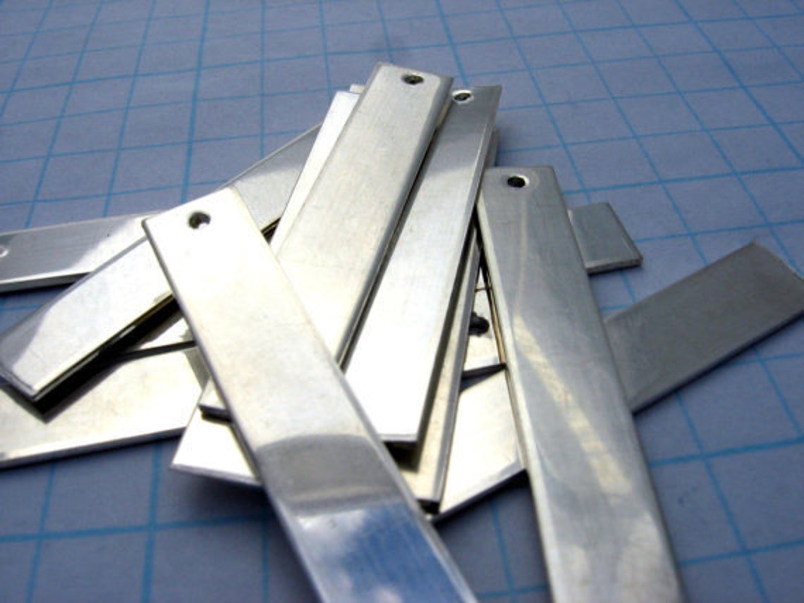Sterling Silver Blanks All Metal Stamping Supplies Metal Etsy