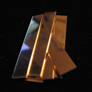 14K Gold-Filled Stamping Blanks Pendant Jewelry Making Supplies RECTANGLE 18 Gauge 1/4 x 1-1/2 inch Qty 3