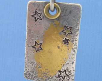 Constellation Pendant for Star Necklace Southern Cross as seen from Australia in the Southern Hemisphere