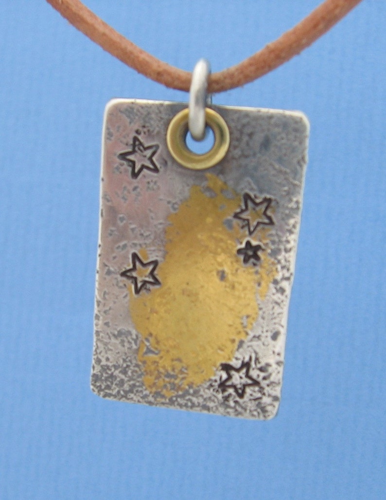 Constellation Pendant for Star Necklace Southern Cross as seen from Australia in the Southern Hemisphere image 1