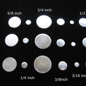 34 inch 18 Gauge Gold Fill Round Circle Discs Jewelry Stamping Supplies 10 pack