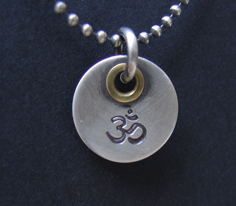 Sterling Silver With Gold or Brass Charm Pendant Choose Inner - Etsy