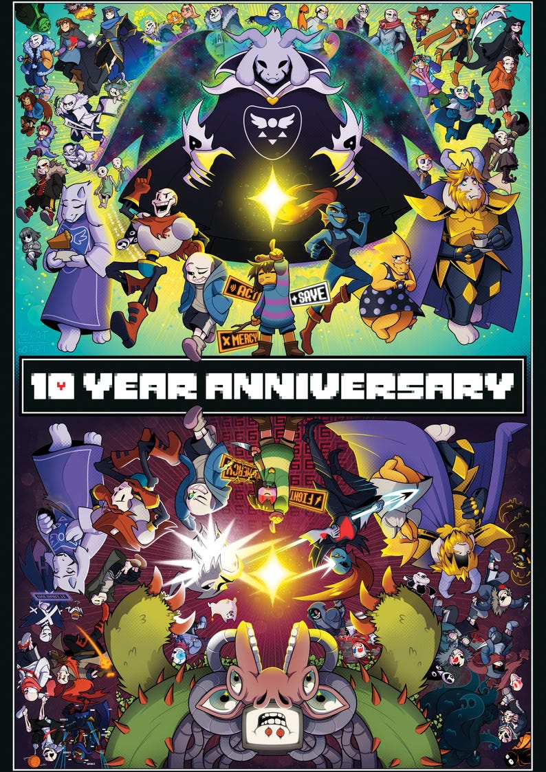 UNDERTALE 10TH ANNIVERSARY visual data 6