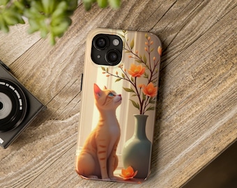 Whimsical Cat Phone Case