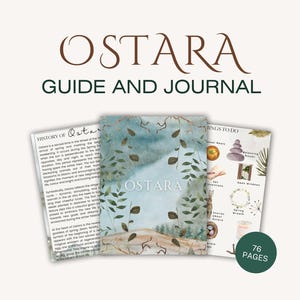 OSTARA Fest-FÜHRER und JOURNAL: Rad des Jahres | Grimoire Printable | Wie man Ostara feiert | Buch der Schatten pdf | Ostara Anleitung