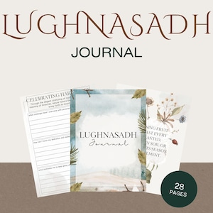 LUGHNASADH JOURNAL: Wiel van het jaar | Afdrukbaar tijdschrift | Hoe Lughnasadh te vieren | Lughnasadh-dagboek pdf | Lughnasadh-werkboek