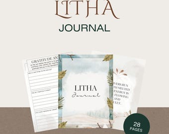 LITHA JOURNAL: wiel van het jaar | Afdrukbaar tijdschrift | Hoe Litha te vieren | Litha-dagboek pdf | Litha-werkboek