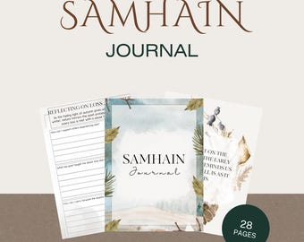 SAMHAIN JOURNAL: wiel van het jaar | Afdrukbaar tijdschrift | Hoe Samhain te vieren | Samhain-dagboek pdf | Samhain-werkboek