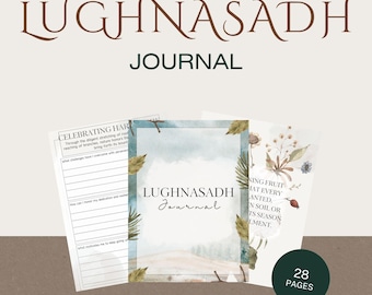 LUGHNASADH JOURNAL: Wiel van het jaar | Afdrukbaar tijdschrift | Hoe Lughnasadh te vieren | Lughnasadh-dagboek pdf | Lughnasadh-werkboek