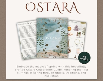 OSTARA Celebration GUIDE: Wheel of the Year | Grimoire Printable | How to Celebrate Ostara | Book of Shadows PDF | Ostara Guide