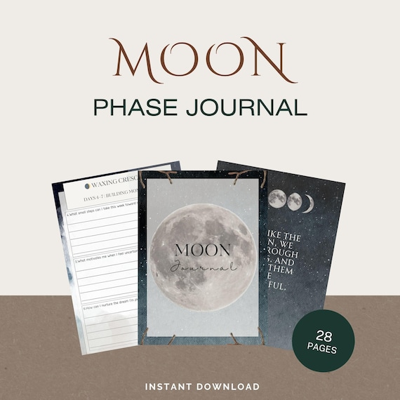 Printable Moon Diary