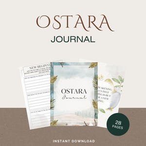 OSTARA JOURNAL: Wheel of the Year | Journal Printable | How to Celebrate Ostara | Ostara Journal PDF | Ostara Workbook