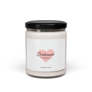 Scented Soy Candle Bridesmaids Gift, Bridesmaids Candle, Gifts for her, Bridal Party Gifts, Bachelorette Party Gifts