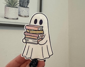 Bookish Ghost Sticker
