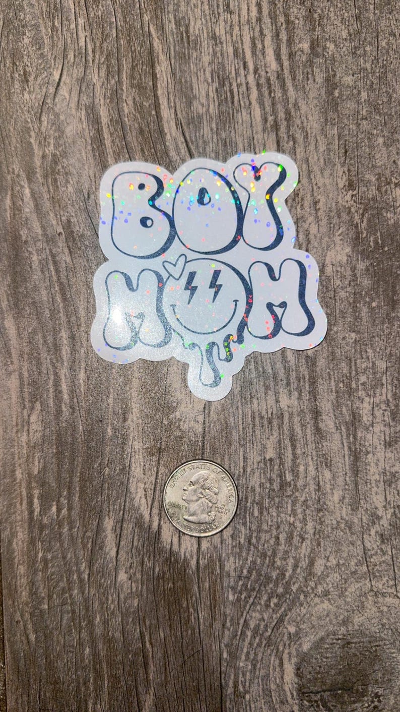 Boy Mom Sticker - Etsy