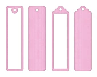 Rectangle Bookmark Cut File | Reading Accessories Svg Template