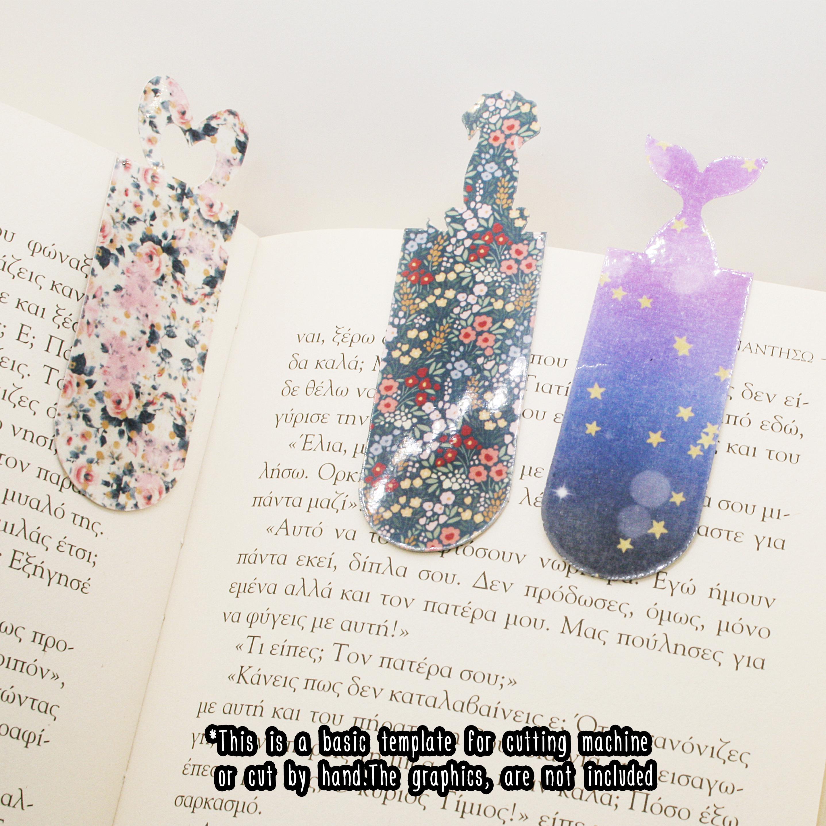 Foldable Bookmark Cut File - Reading Accessories for Book Lovers - Etsy