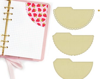 Corner Bookmark Cut File | Reading Accessories Svg Template
