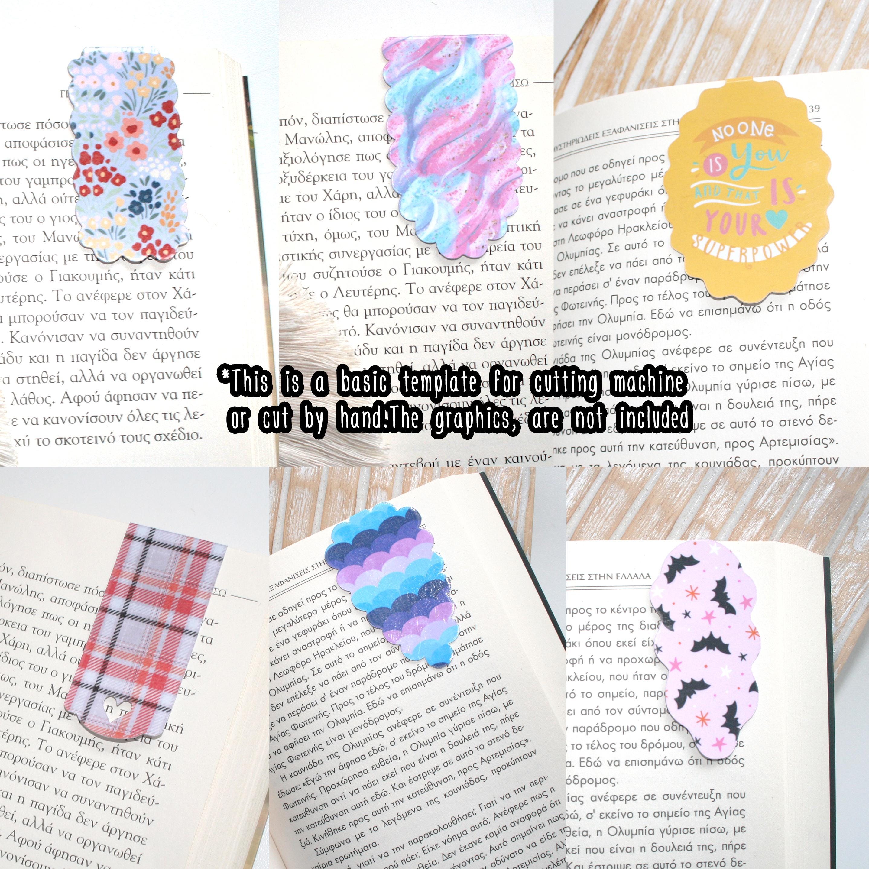 Magnetic Foldable Bookmark Cut File - Reading Accessories for Book ...