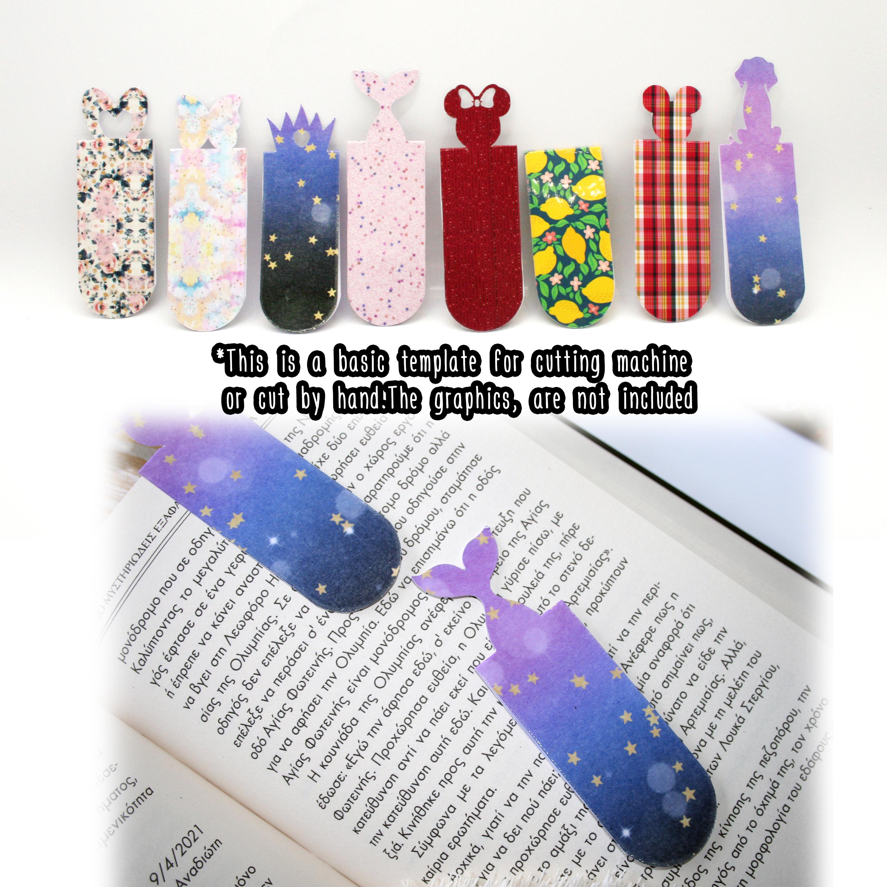 Foldable Bookmark Cut File - Reading Accessories for Book Lovers - Etsy
