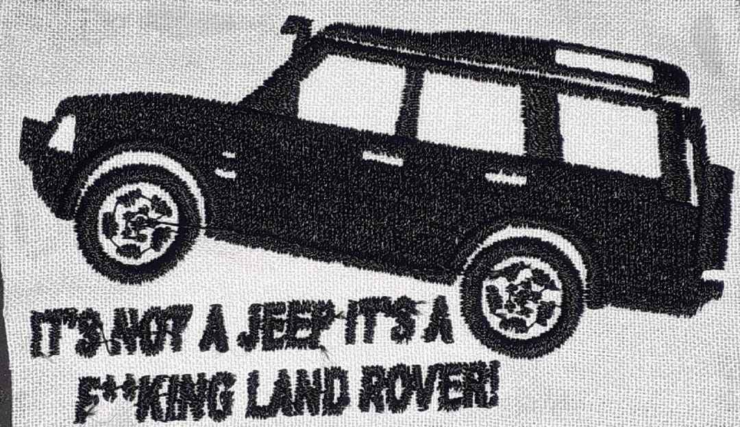 Land Rover off Road Embroidery Design | Jeep, Applique Frame (PES ...