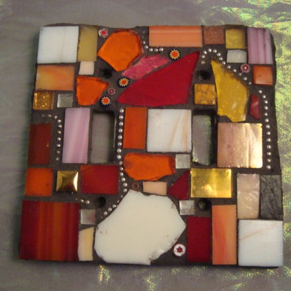 MOSAIC LIGHT SWITCH - Double Switch Plate Cover