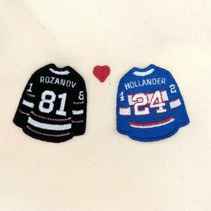 Patchs chauffants rivalisant en jersey