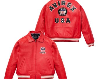 Handmade Avirex Red and Green Icon Jackets - Special Listing