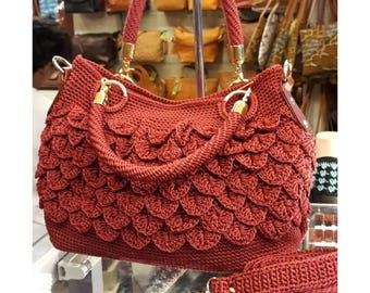 Knitting or Crochet bag hight Quality for glamour and elegant fashion