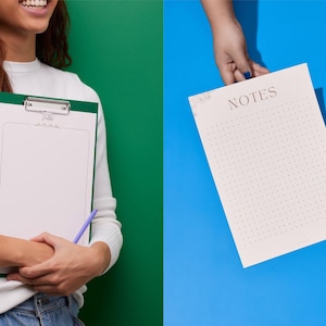 Plantilla minimalista para notas, papelería elegante imprimible, papel de escritura estético, diario imprimible tamaño carta (EE. UU.), papel rosa suave