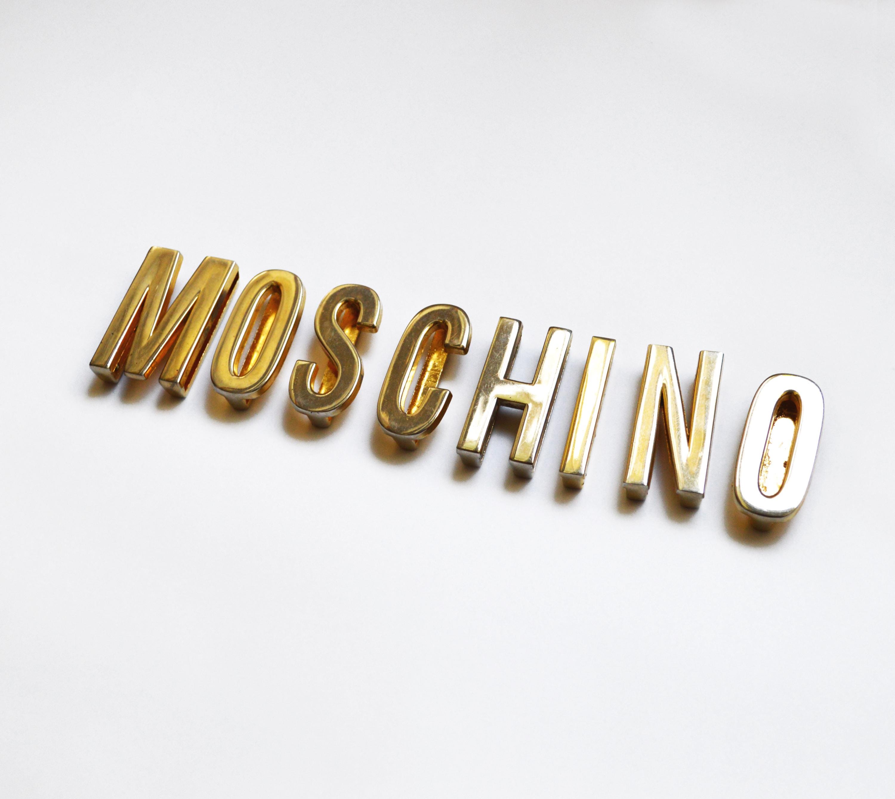 Moschino ロコ レタリンク トロッフ ヒアス 25171A91368408 1607 Moschino Logo - Etsy