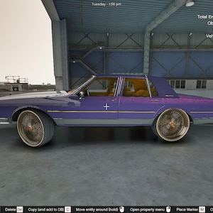GTA 5 FiveM Box Chevy Donk on Dayton Rims