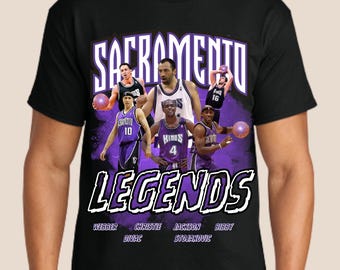 Sacramento Basketball Graphic T-shirt